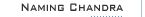 Naming Chandra