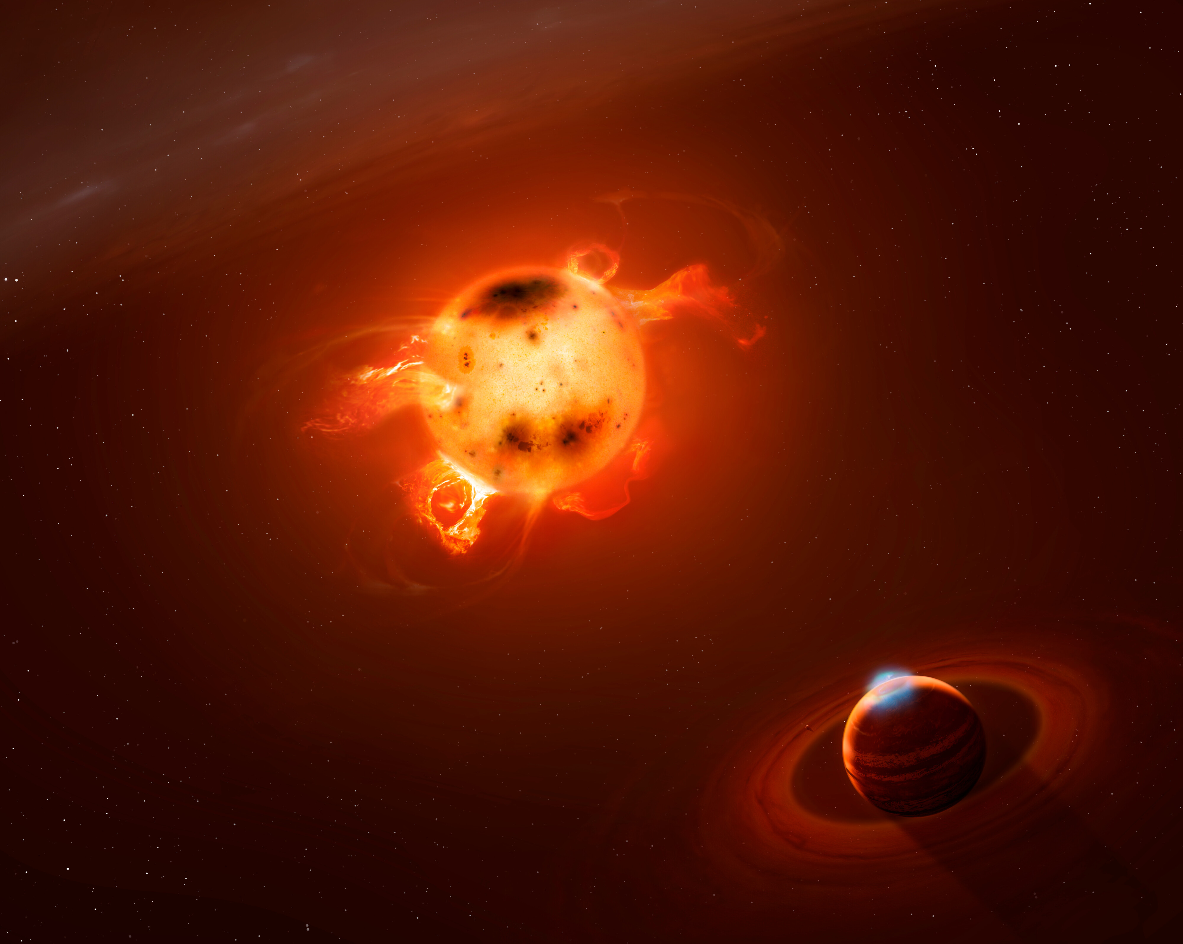 Illustration of a future T Tauri