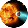 
Star Blasts Planet With X-rays