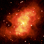 Crab Nebula in infrared