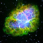 Optical image of Crab Nebula