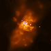 Chandra Images the Seething Cauldron of Starburst Galaxy