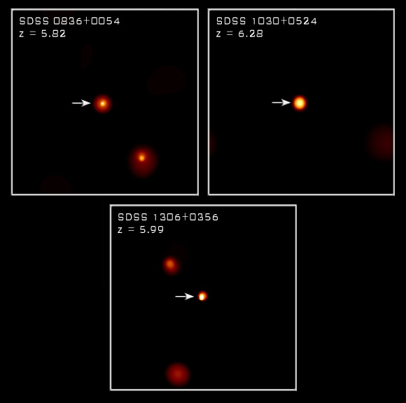 SDSS 0836+0054, SDSS 1030+0524, and SDSS 1306+0356