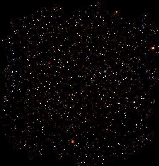 Image of Chandra data from the COSMOS Legacy Survey.