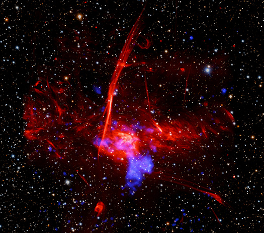 A composite image of Sagittarius C.