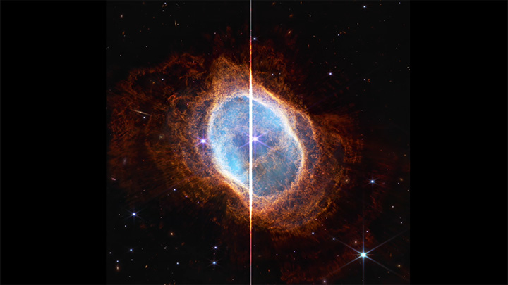 Screenshot of Southern Ring Nebula, NIRCam Only