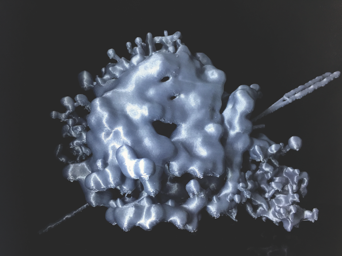 Image of a 3D simulation of Cassiopeia A